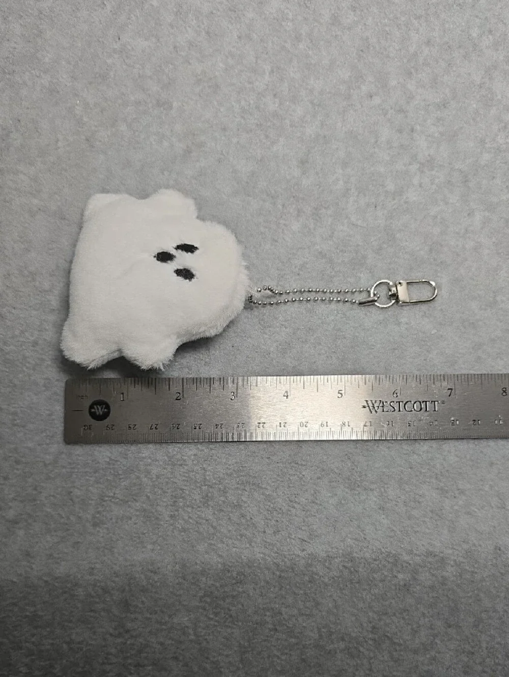 White Ghost Plush Keychain/Bag Charm